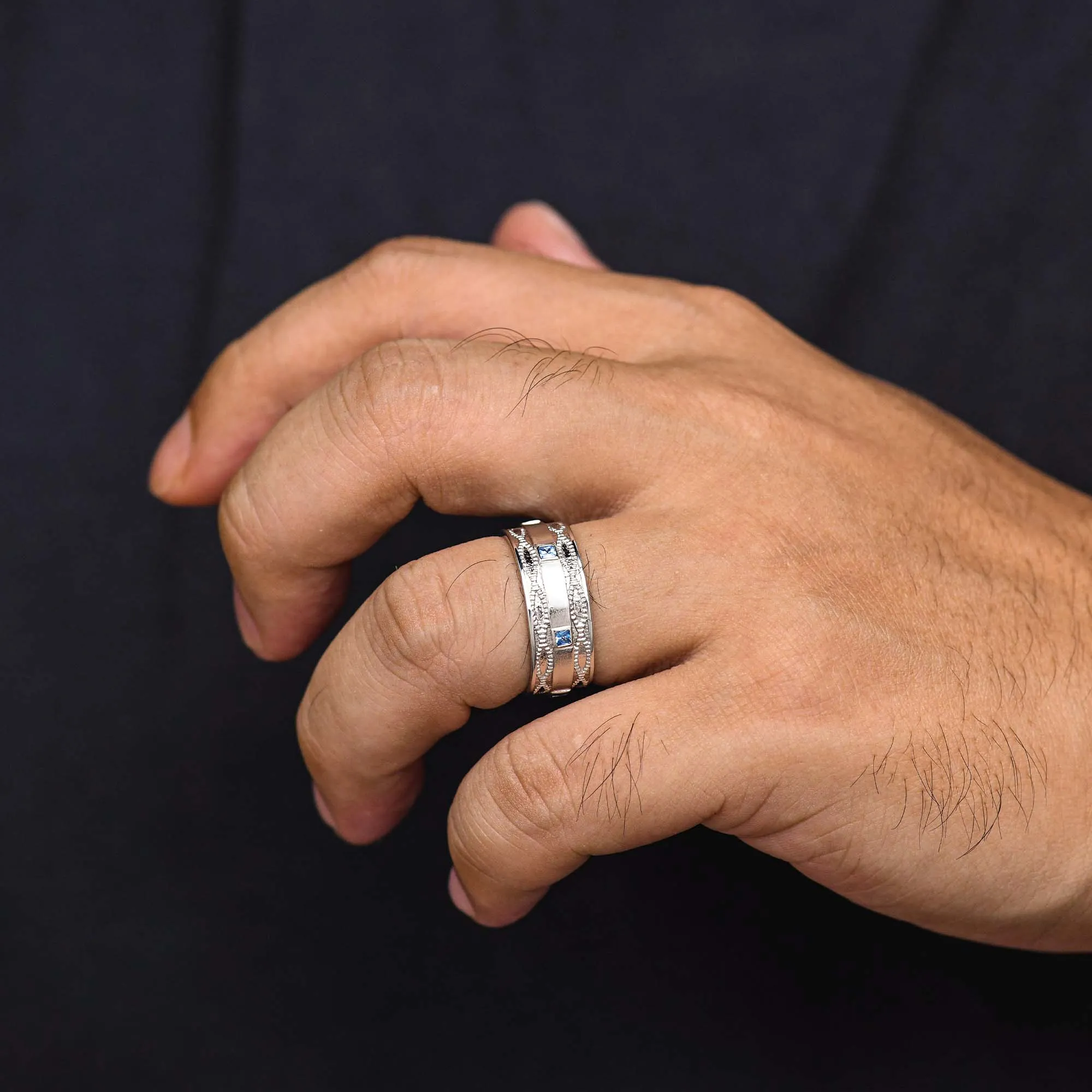 Destiny Ladder Ring - Aquamarine