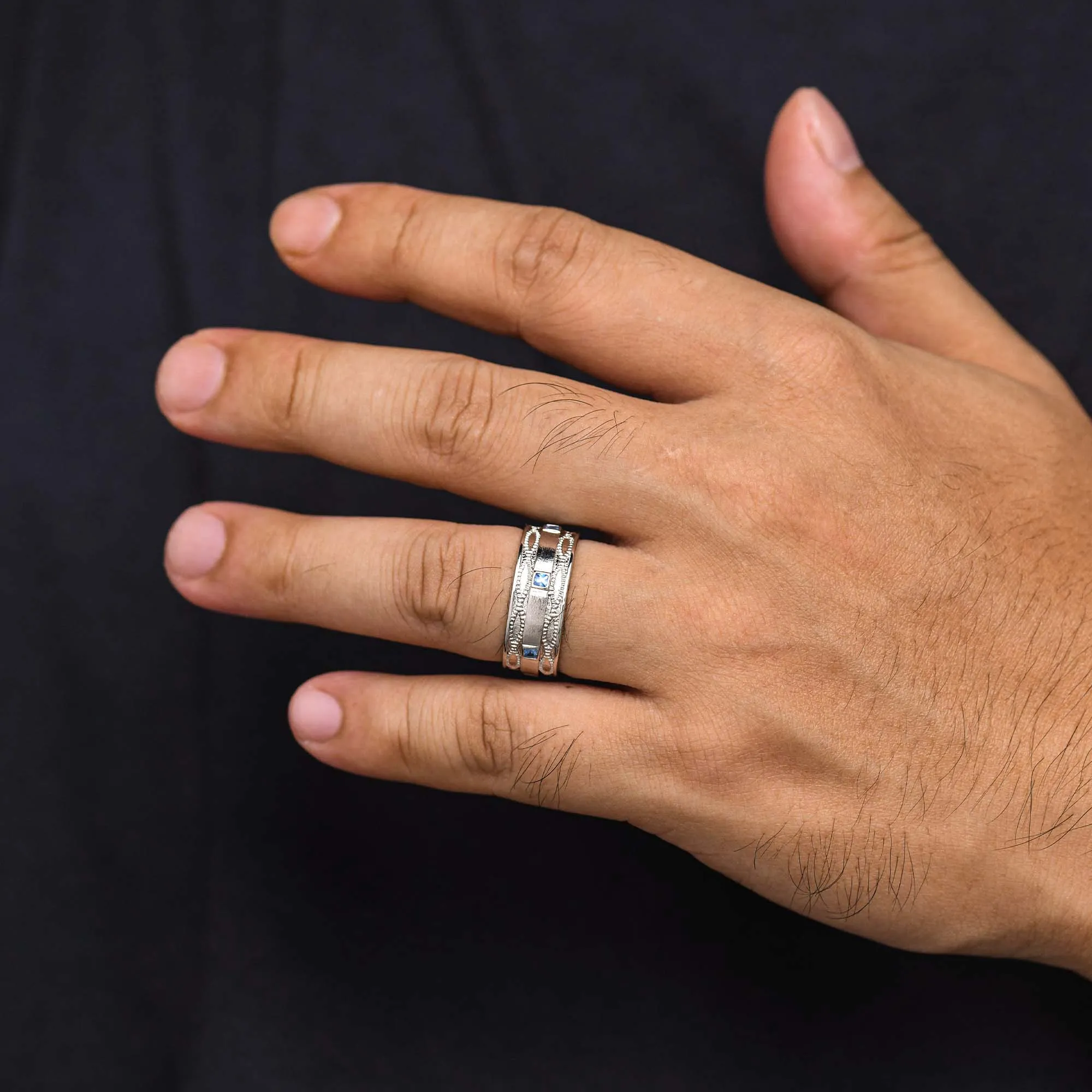 Destiny Ladder Ring - Aquamarine