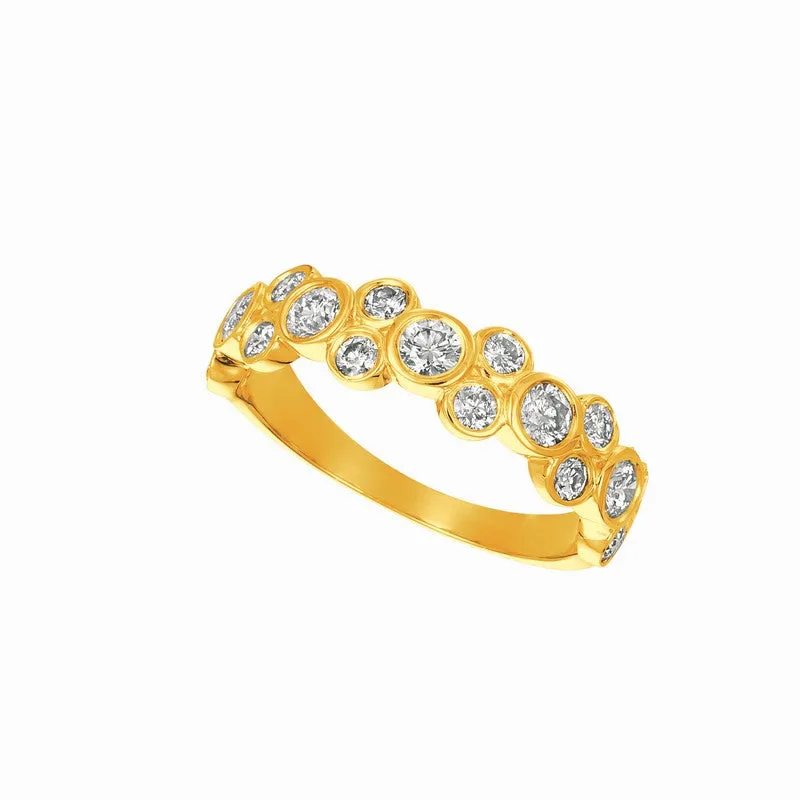 DIAMOND BEZEL RING 14K GOLD (1 CTW) 6