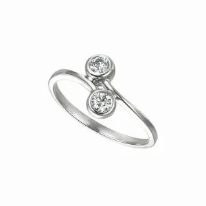 DIAMOND BEZEL SET RING 14K GOLD (0.25 CTW) 4