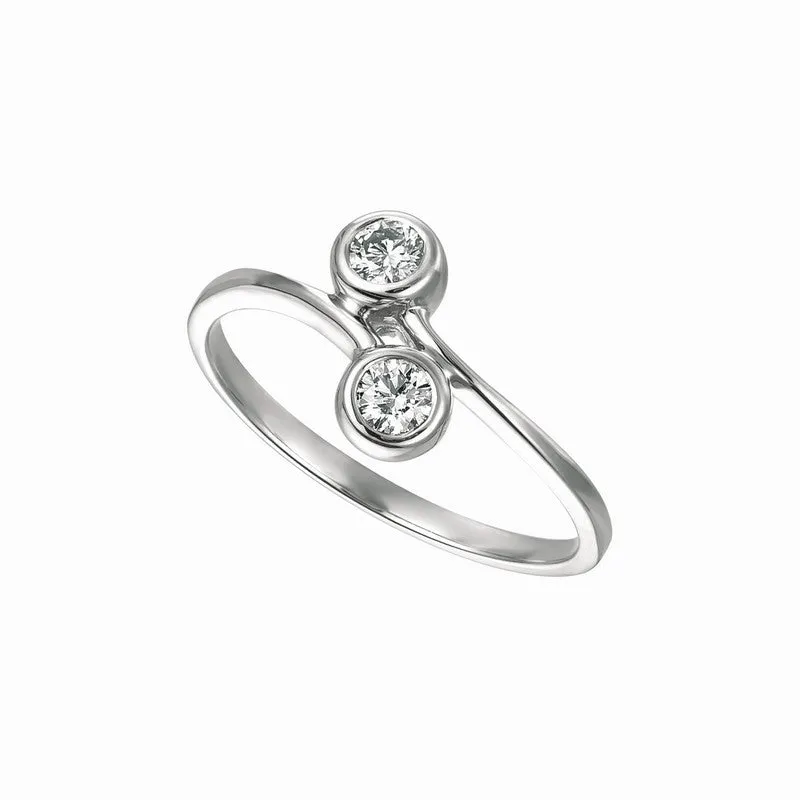 DIAMOND BEZEL SET RING 14K GOLD (0.25 CTW) 4