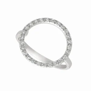 DIAMOND CIRCLE RING 14K GOLD (0.25 CTW)