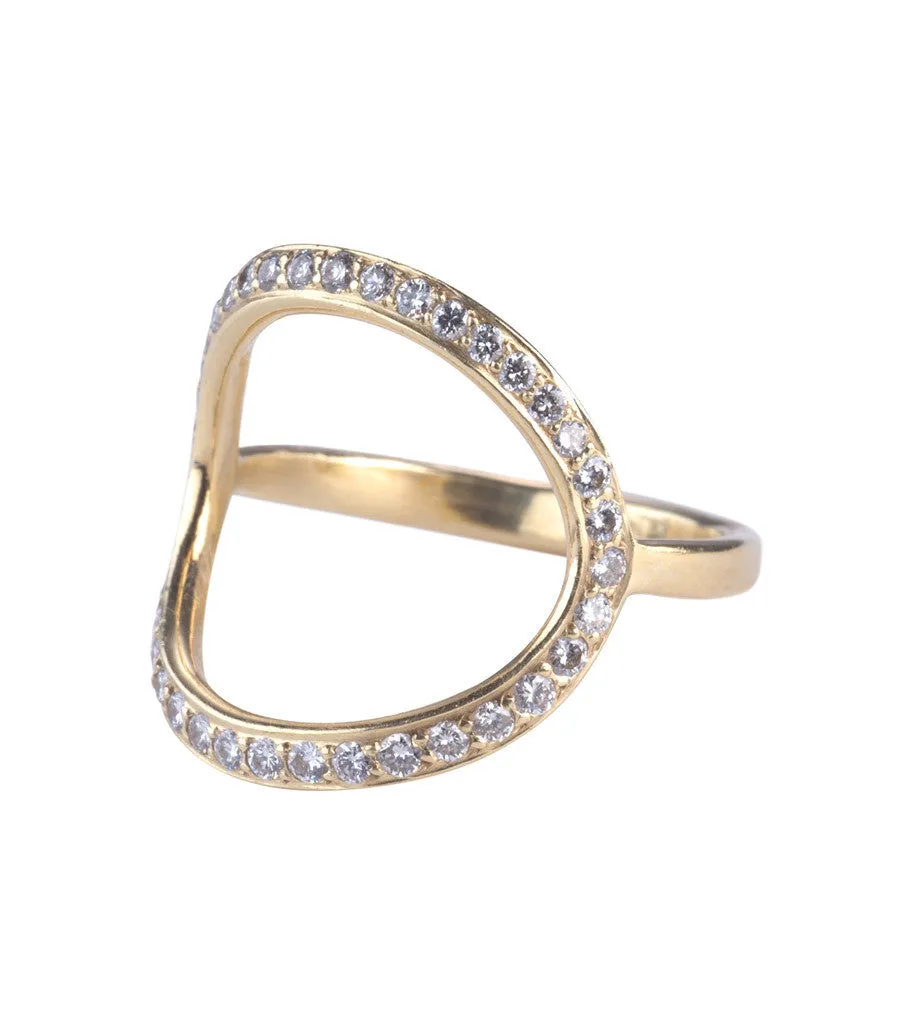 Diamond Circle Ring