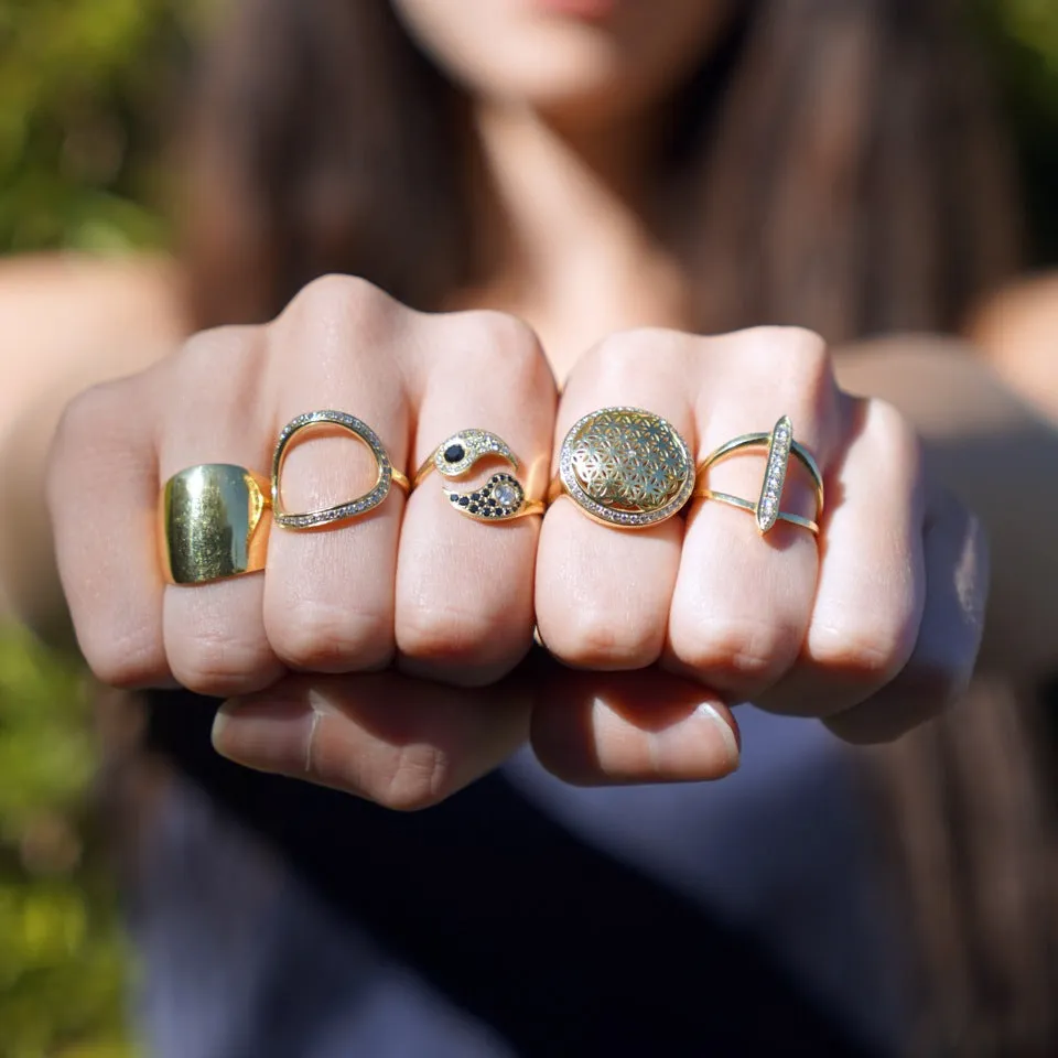 Diamond Circle Ring