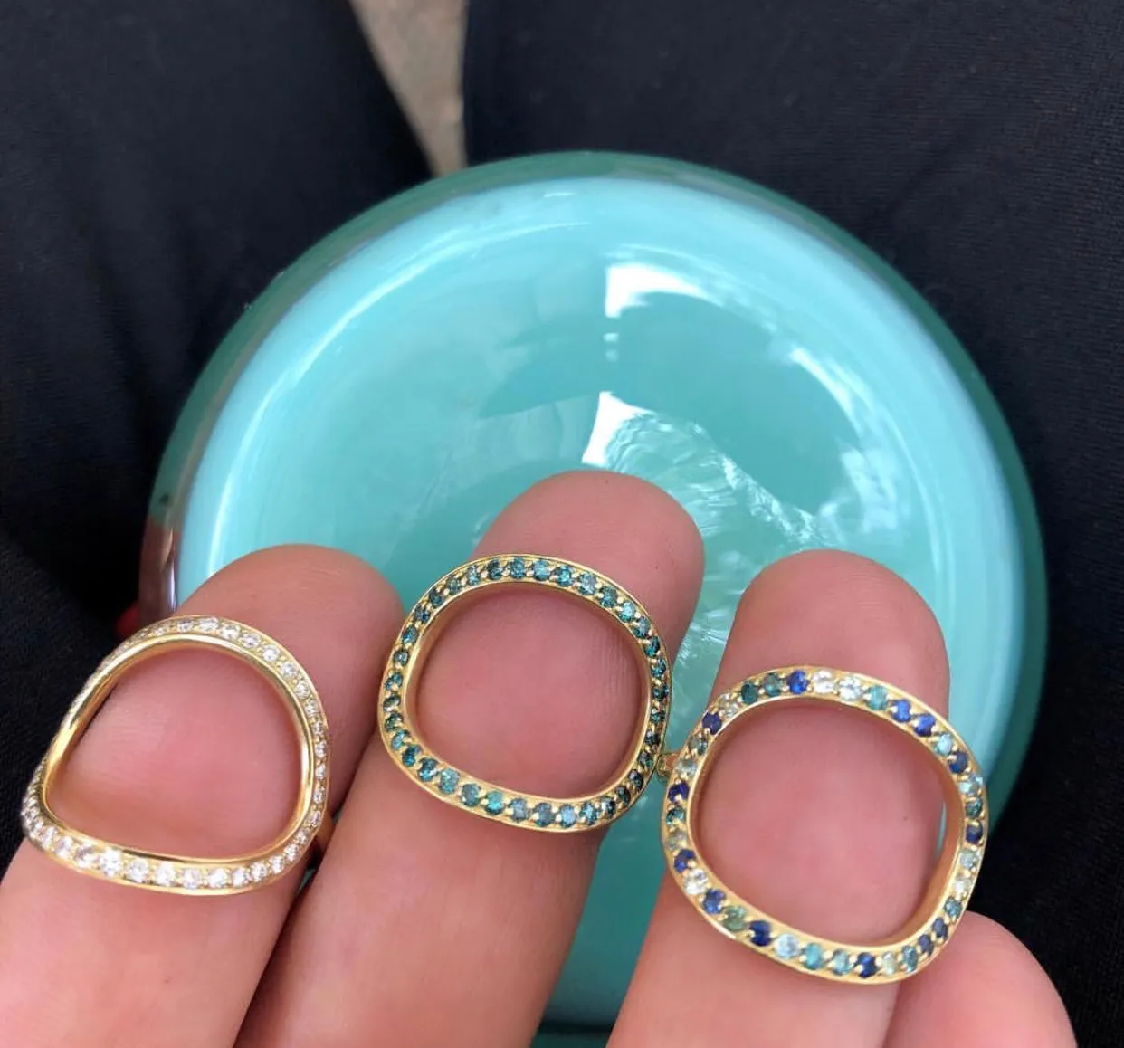 Diamond Circle Ring