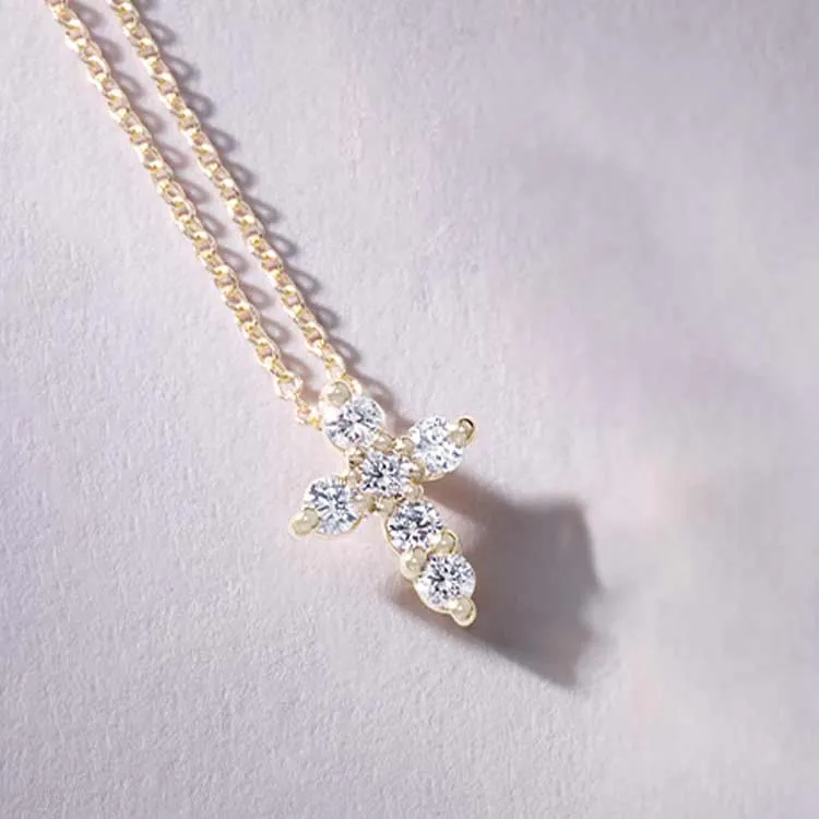 Diamond Cross Necklace