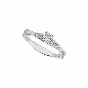 DIAMOND ENGAGEMENT RING 14K GOLD (0.5 CTW)