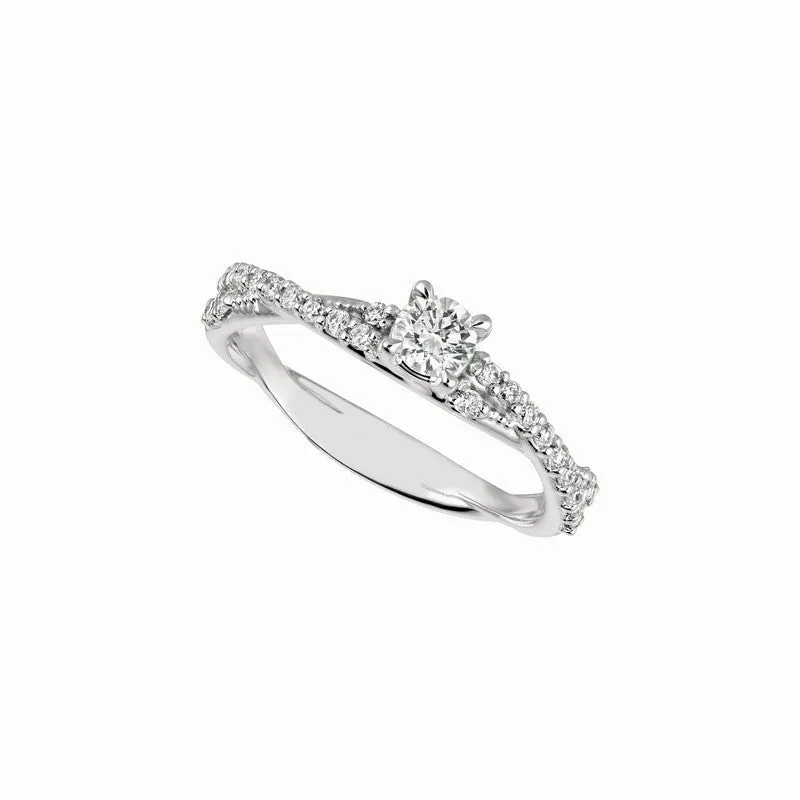 DIAMOND ENGAGEMENT RING 14K GOLD (0.5 CTW)