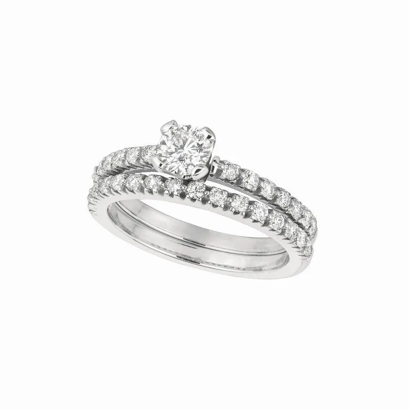 DIAMOND ENGAGEMENT RING 14K GOLD (1.13 CTW)