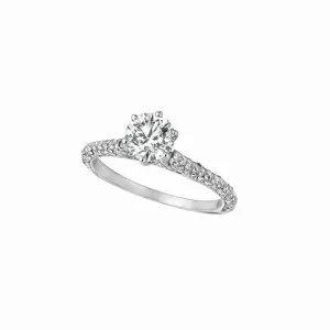 DIAMOND ENGAGEMENT RING 14K GOLD (1.52 CTW)
