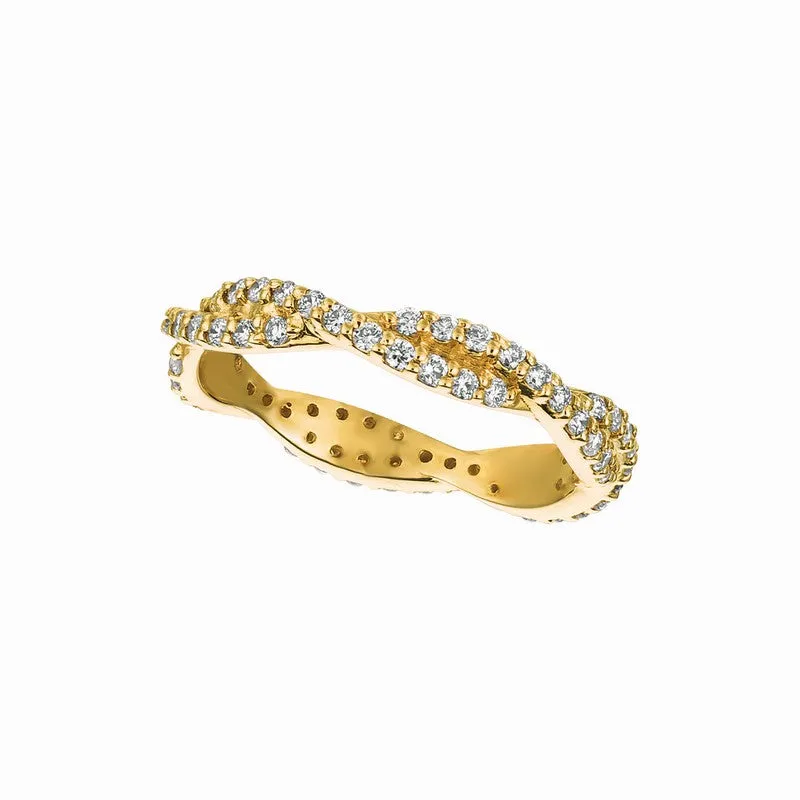 DIAMOND ETERNITY RING 14K GOLD (0.59 CTW)