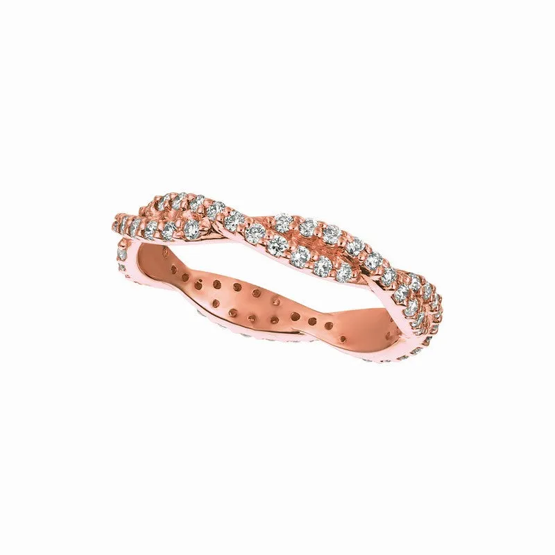 DIAMOND ETERNITY RING 14K GOLD (0.59 CTW)