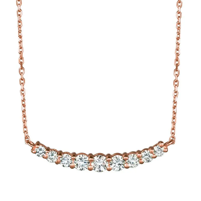 DIAMOND NECKLACE 14K GOLD (0.5 CTW) 16