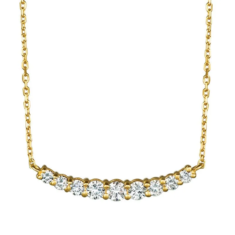 DIAMOND NECKLACE 14K GOLD (0.5 CTW) 16
