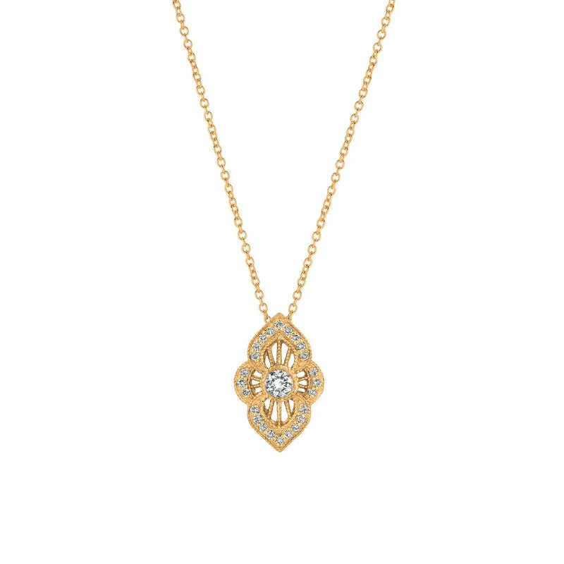 DIAMOND NECKLACE 14K GOLD (0.5 CTW) 8