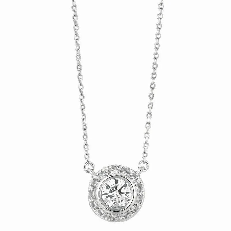 DIAMOND NECKLACE 14K GOLD (1 CTW) 1