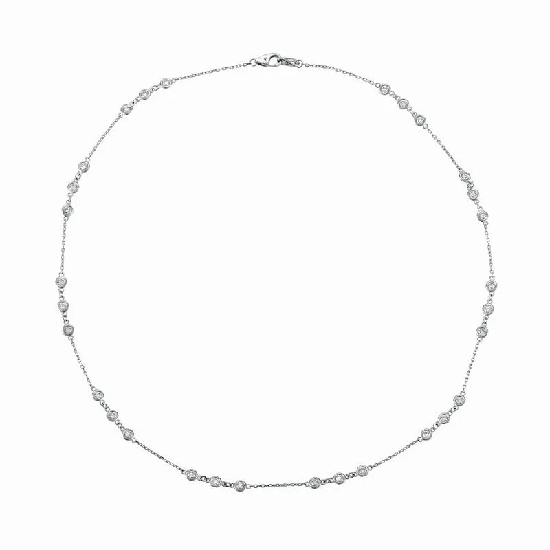 DIAMOND NECKLACE 14K GOLD (2.1 CTW)
