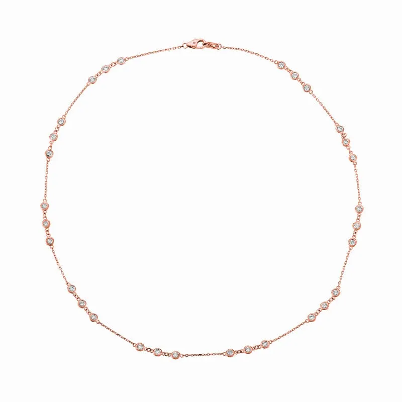 DIAMOND NECKLACE 14K GOLD (2.1 CTW)