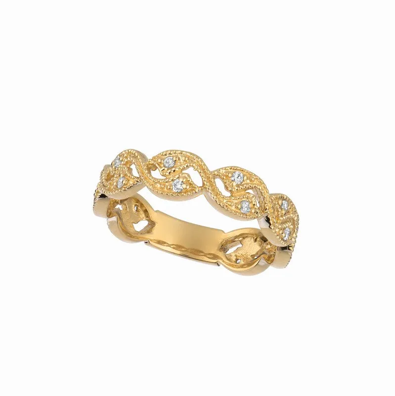 DIAMOND RING 14K GOLD (0.16 CTW)