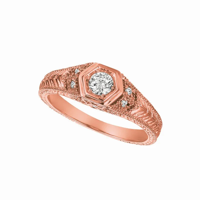 DIAMOND RING 14K GOLD (0.3 CTW) 3