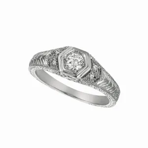 DIAMOND RING 14K GOLD (0.3 CTW) 3