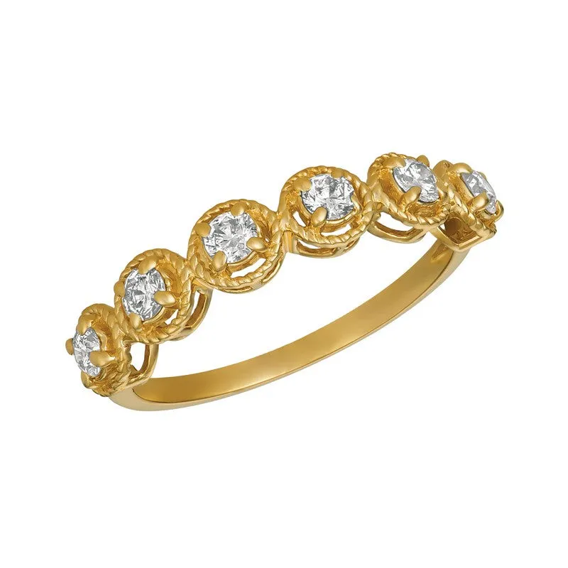 DIAMOND RING 14K GOLD (0.5 CTW) 19