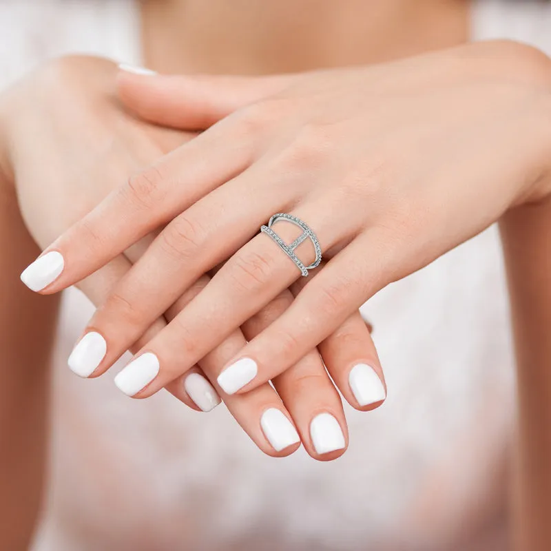 DIAMOND RING 14K GOLD (0.5 CTW) 8