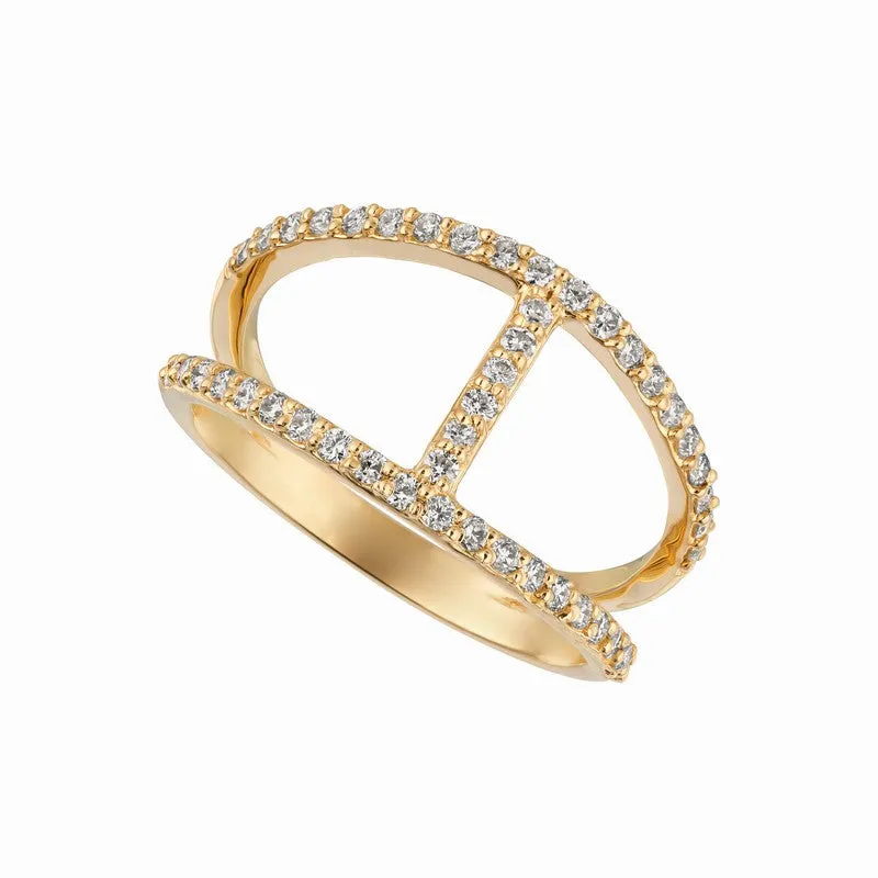 DIAMOND RING 14K GOLD (0.5 CTW) 8