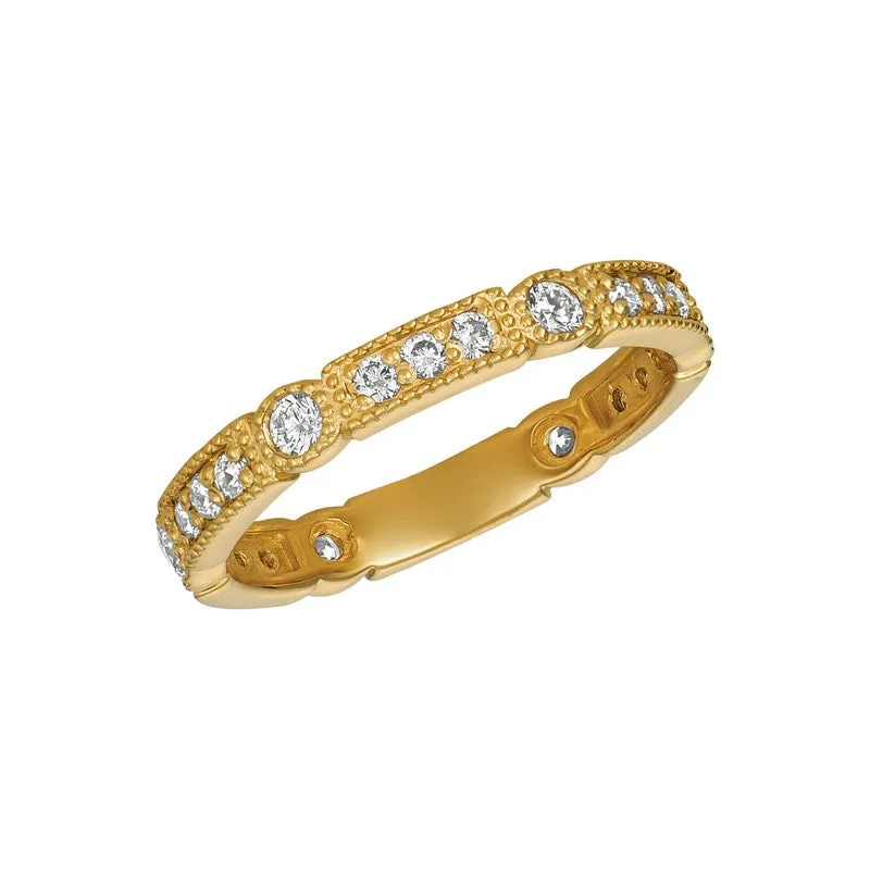 DIAMOND RING 14K GOLD (0.61 CTW)