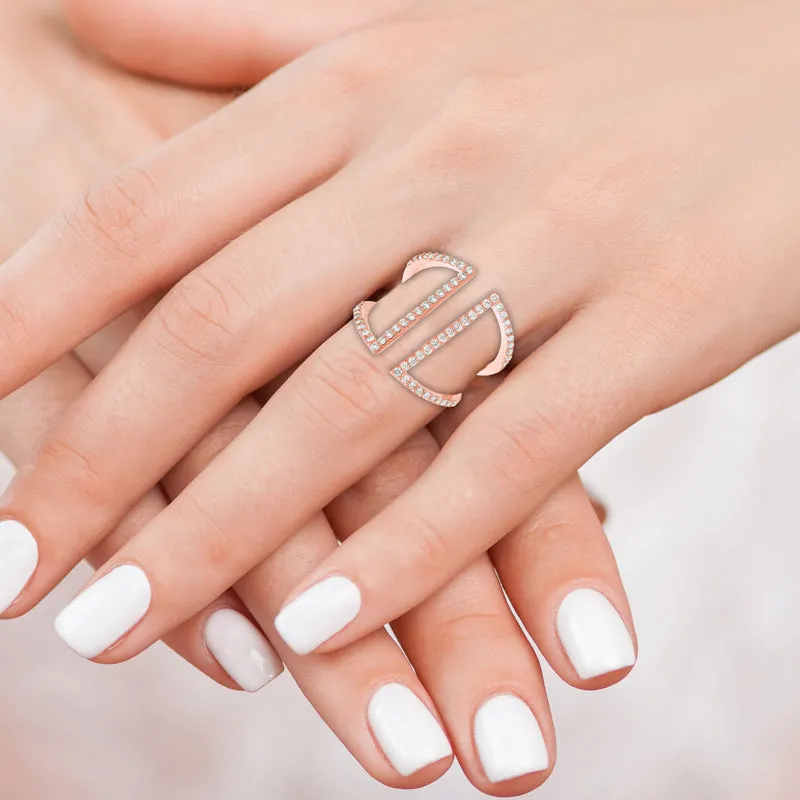DIAMOND RING 14K GOLD (0.64 CTW) 3