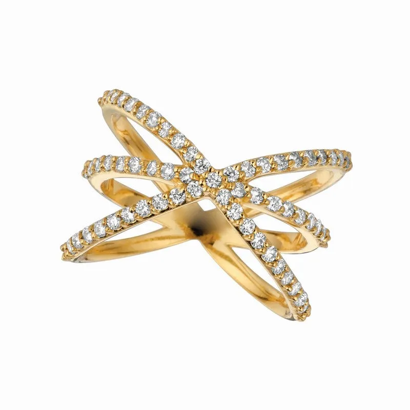 DIAMOND RING 14K GOLD (0.65 CTW)