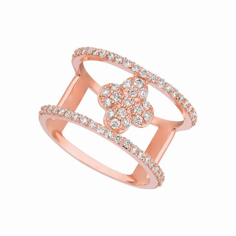 DIAMOND RING 14K GOLD (0.69 CTW)