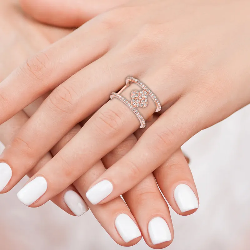 DIAMOND RING 14K GOLD (0.69 CTW)