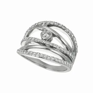 DIAMOND RING 14K GOLD (0.75 CTW) 9