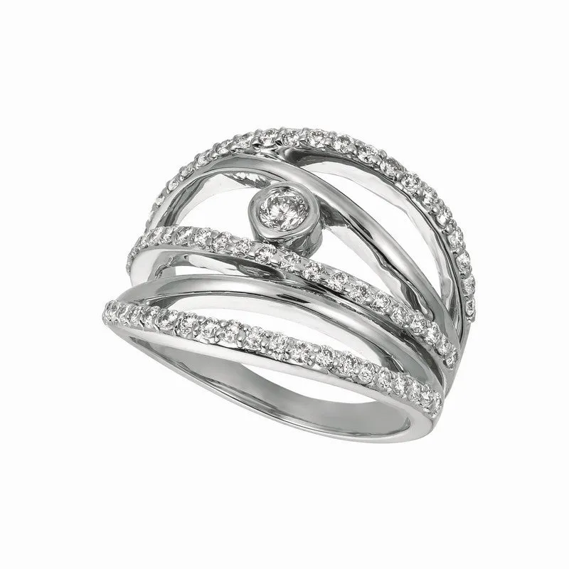 DIAMOND RING 14K GOLD (0.75 CTW) 9