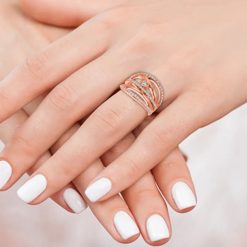 DIAMOND RING 14K GOLD (0.75 CTW) 9
