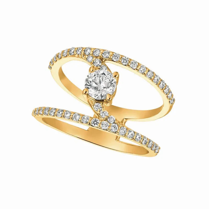 DIAMOND RING 14K GOLD (1 CTW) 101