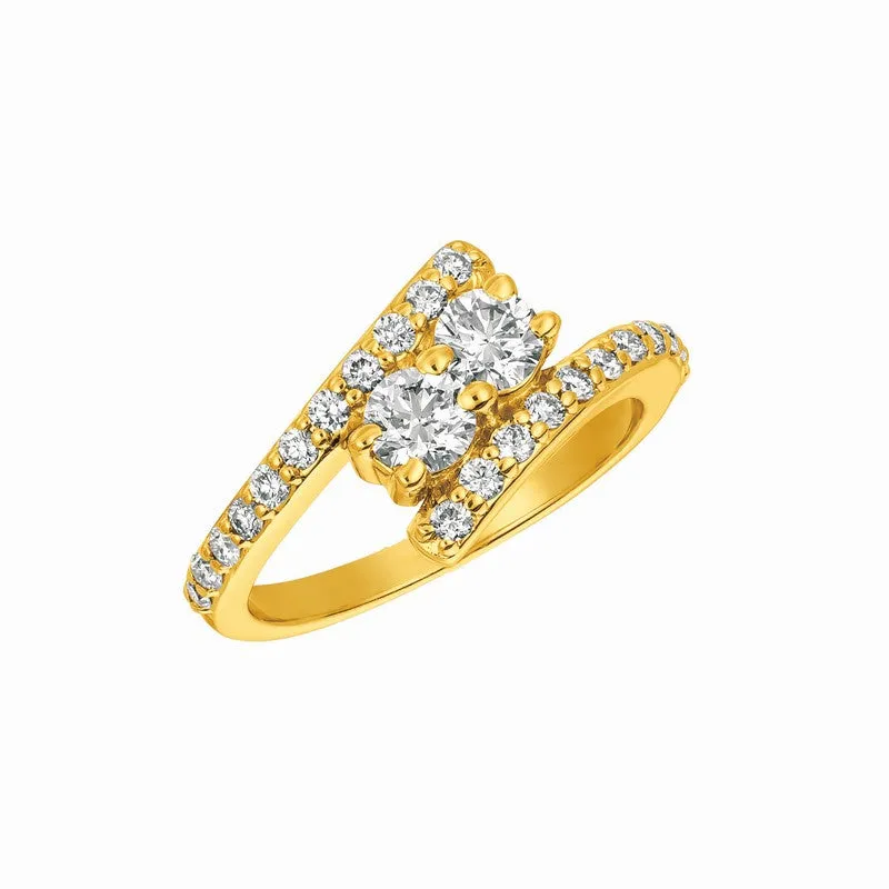 DIAMOND RING 14K GOLD (1.02 CTW) 2