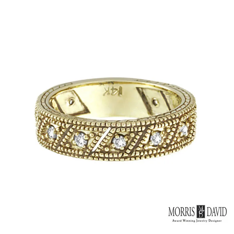 DIAMOND RING BAND WHITE GOLD 14K GOLD (0.33 CTW)