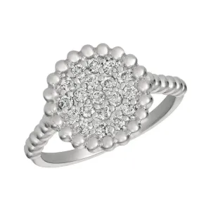 DIAMOND ROUND RING 14K GOLD (0.5 CTW) 2