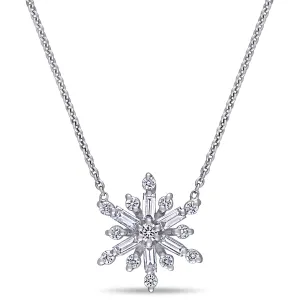 Diamond Snowflake Pendant
