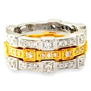 Diamond Stacker Ring in 18K