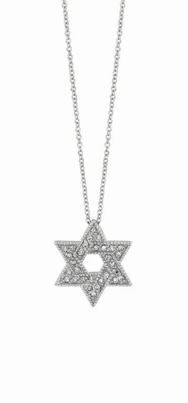 DIAMOND STAR NECKLACE 14K GOLD (0.33 CTW)