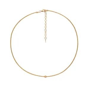 DNA Spring Gold Vermeil and Diamond Necklace