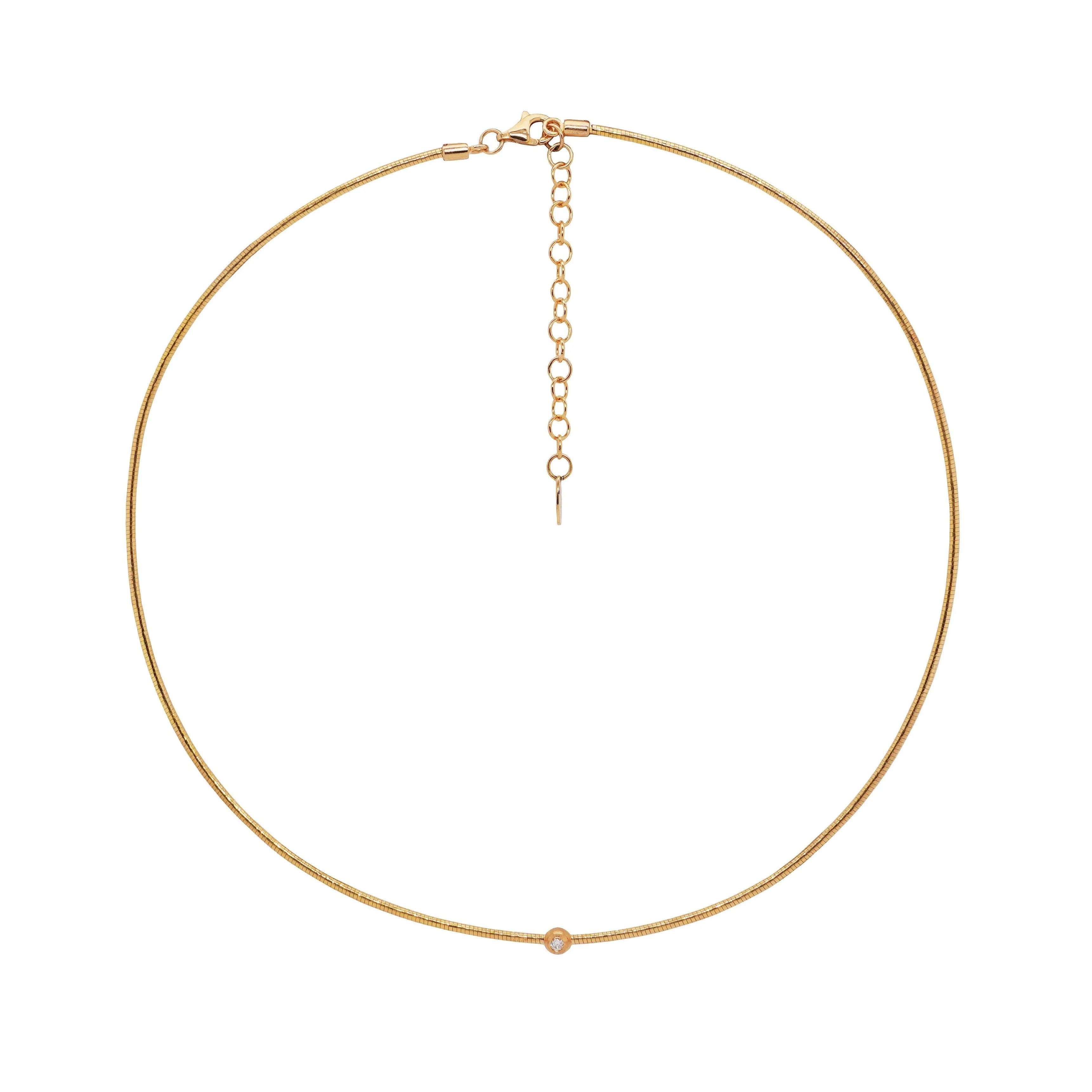 DNA Spring Gold Vermeil and Diamond Necklace