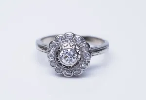 EDWARDIAN OLD MINE CUT DIAMOND RING