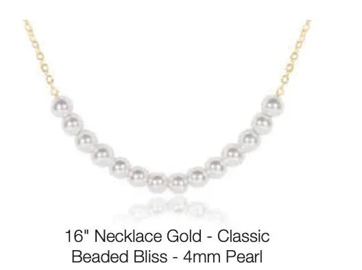 Enewton - Necklace Gold - Classic Beaded Bliss - 4mm Pearl