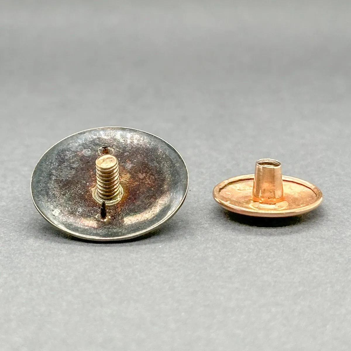 Estate 10K R Gold 0.22ctw I-J/SI1-2 Diamond Lapel Pin