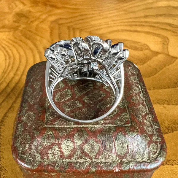 Estate Sapphire & Diamond Cocktail Ring