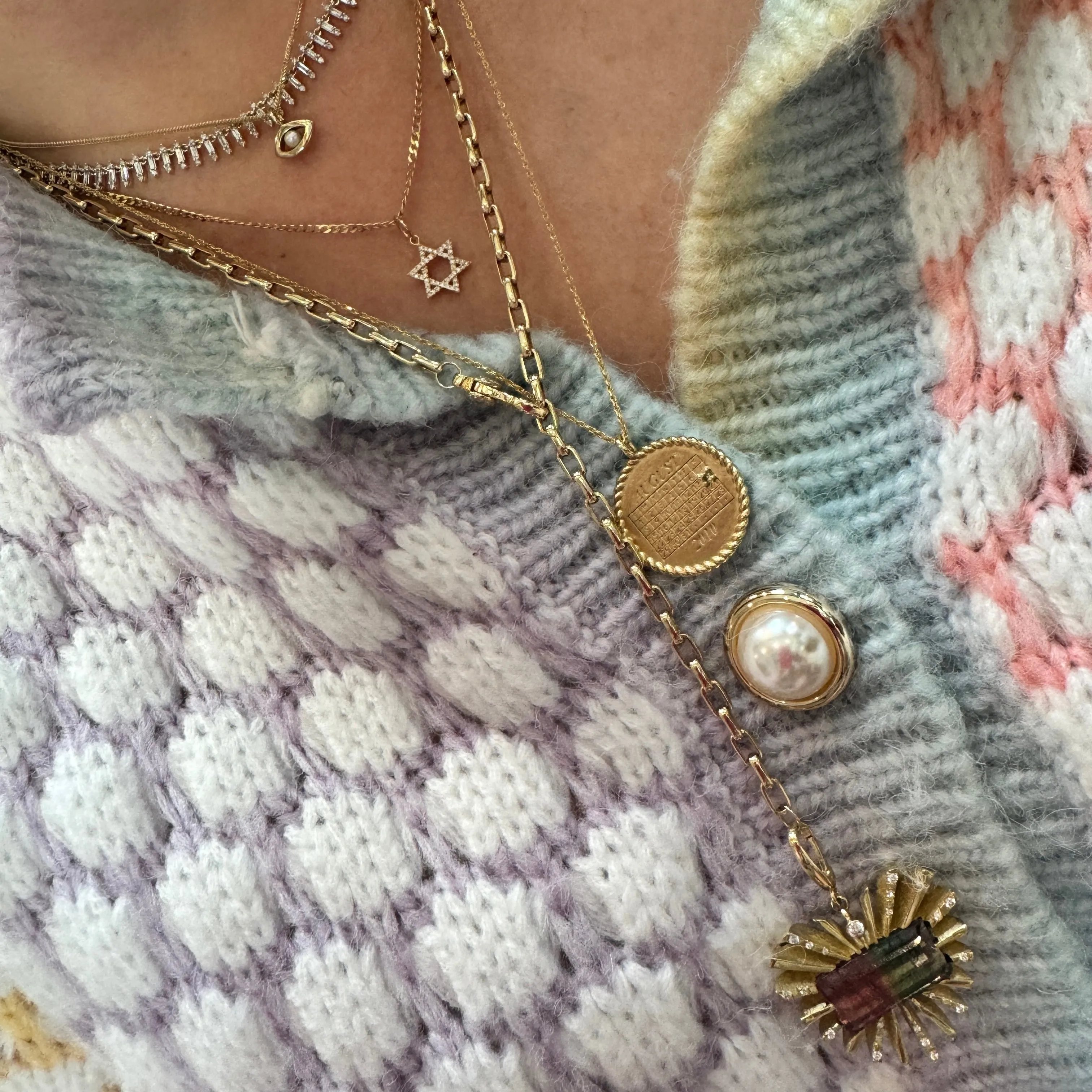 Evil Eye Talisman Charm Necklace